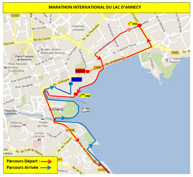 Marathon du lac d?Annecy