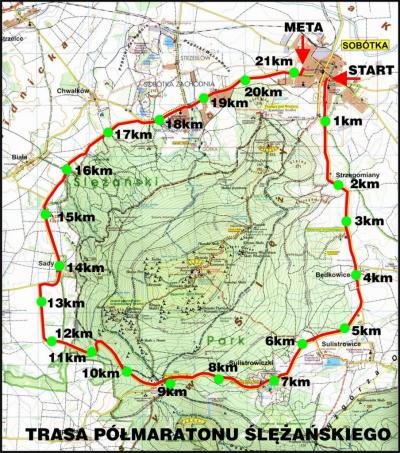 Półmaraton Ślężański w Sobótce