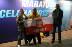 Reprezentacja Festiwalu na maratonie w Barcelonie