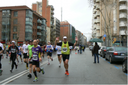 Reprezentacja Festiwalu na maratonie w Barcelonie