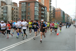 Reprezentacja Festiwalu na maratonie w Barcelonie