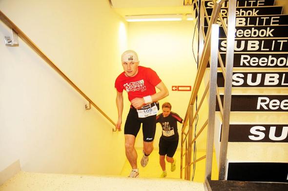 Fragment trasy Biegu na Szczyt Rondo I. ot. Sport Evolution, Jacek Prondzyński