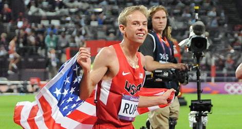Galen Rupp podczas igrzysk w Londynie / Fot. Wikipedia