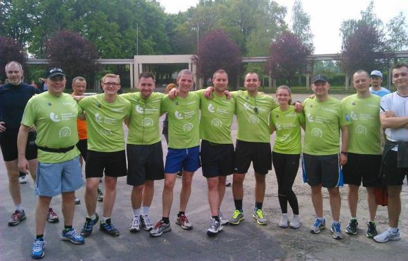 Uczestnicy projektu „I Ty możesz zostać maratończykiem”. fot. mat. pras.