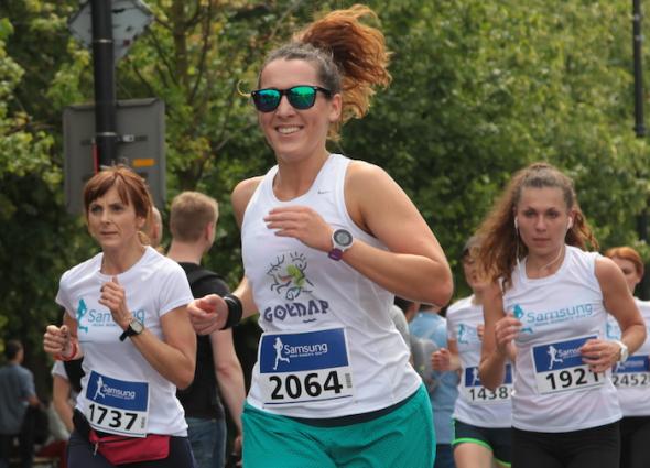 Podczas warszawskiego biegu kobiet dało się zaobserwować równe tempo pań