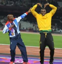 Mo Farah i Usain Bolt