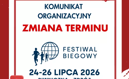 Zmiana terminu 17. Festiwalu Biegowego w Piwnicznej-Zdroju