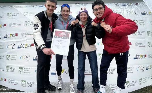 Daria Szkurat ze sztafetą zdobyła brązowy medal AMP w Łodzi