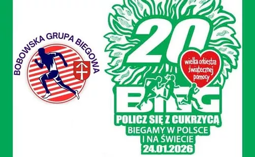 Bobowa zaprasza na bieg WOŚP „POLICZ SIĘ Z CUKRZYCĄ” 2026