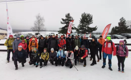 Ponad 70 osób zmagało się w Krzywej z  Zimnym Mordownikiem 2026