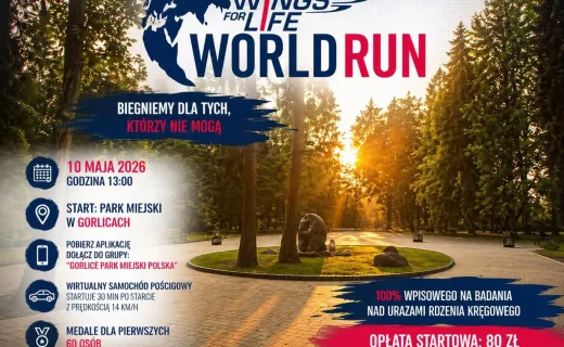 W Gorlicach po raz pierwszy pobiegli w Wings for Life World Run