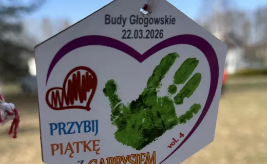 Biegali i pomagali oraz „ Przybili piątkę z Gabrysiem”