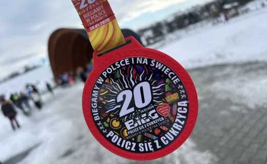 W Biegu WOŚP „POLICZ SIĘ Z CUKRZYCĄ” 2026 w Bobowej pobiegły całe rodziny