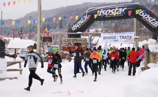 Śnieżny Maraton 2013 - Memoriał pułkownika Aurela Cristea - 16 lutego, Rasnov, Rumunia - 