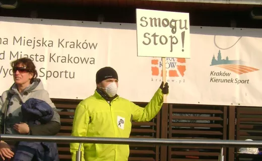 Biegacze protestowali w Krakowie [ZDJĘCIA] - 11