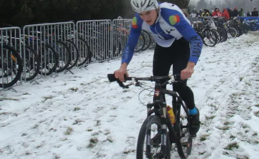 Biegiem, na łyżwach i na rowerze. Warszawa sprawdziła się w zimowym triathlonie [ZDJĘCIA] - 14