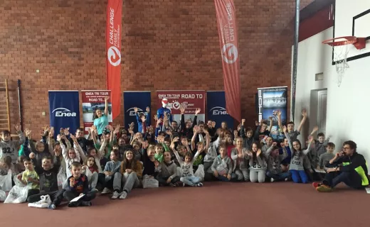 Poznań: Pokazują triathlon dzieciom - 9