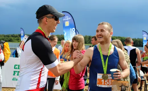 Triathlon Lwa w Lusowie: Emocjonująca premiera [ZDJĘCIA] - 1