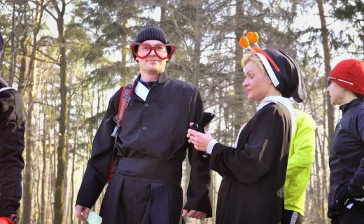 Zakochani biegali także w Bielsku-Białej [ZDJĘCIA, WIDEO] - 2