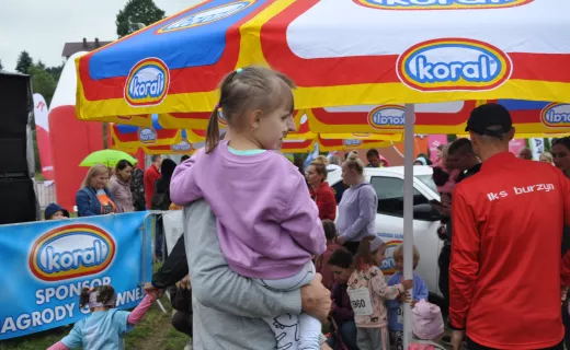 To najmłodsi uczestnicy Festiwalu Biegowego. Mnóstwo dzieci pojawiło się na starcie - 