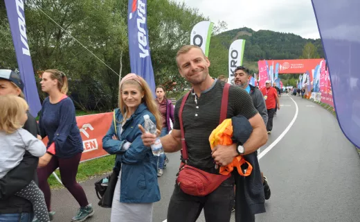 To najmłodsi uczestnicy Festiwalu Biegowego. Mnóstwo dzieci pojawiło się na starcie - 