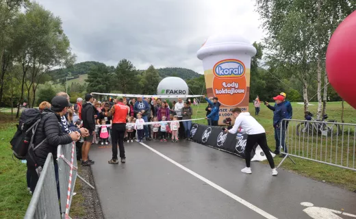 To najmłodsi uczestnicy Festiwalu Biegowego. Mnóstwo dzieci pojawiło się na starcie - 