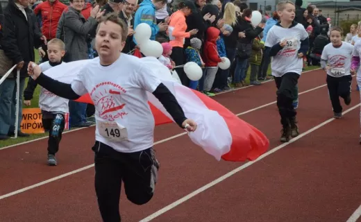 Bieg Niepodległości w Żaganiu - 11.11.2015  - 12