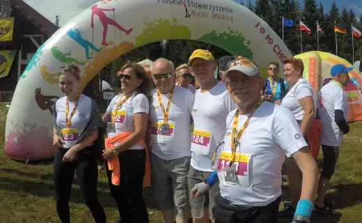 Po Polanie Jakuszyckiej z kijami - 2