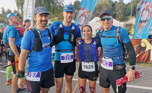 Wystartował Bieg 7 Dolin na 61 km. Biegacze wyruszyli na trasę z uśmiechem na ustach - 