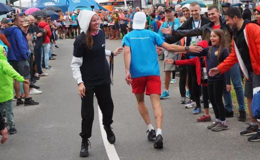 Zawodnicy biegów Iron Run już na mecie. Zwyciężył Artur Jendrych - 