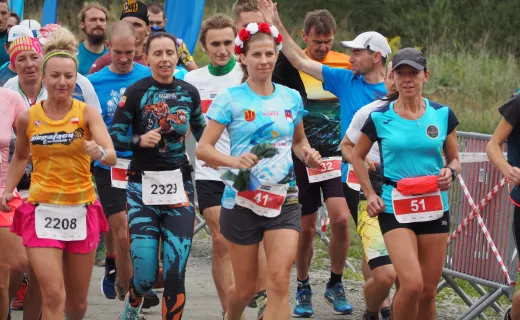 Zawodnicy biegów Iron Run już na mecie. Zwyciężył Artur Jendrych - 
