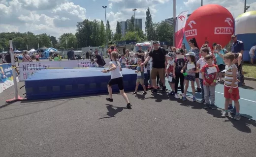 Młodzi lekkoatleci z Grybowa na 68. Orlen Memoriale Janusza Kusocińskiego w Chorzowie - 1