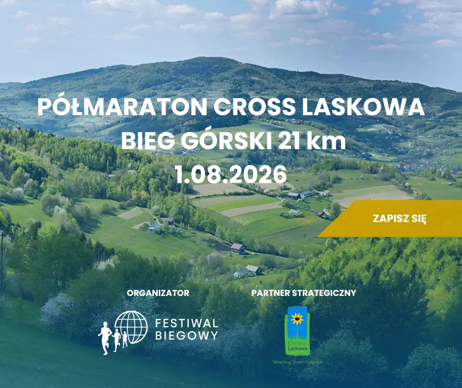 Półmaraton Cross Laskowa Bieg Górski 21 km