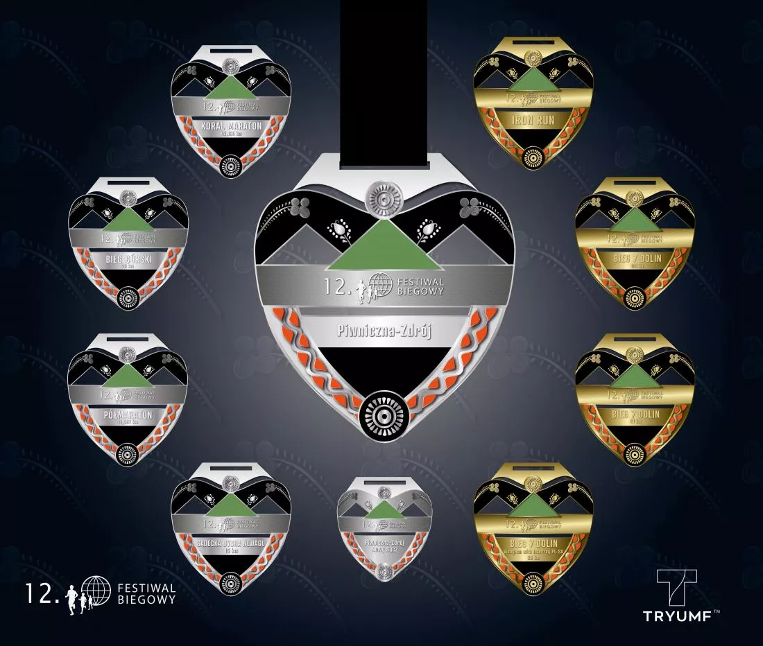 Medale 12. Festiwalu Biegowego