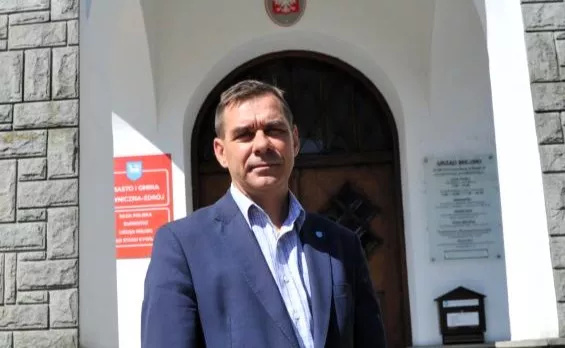 Dariusz Chorużyk, burmistrz Piwnicznej-Zdroju