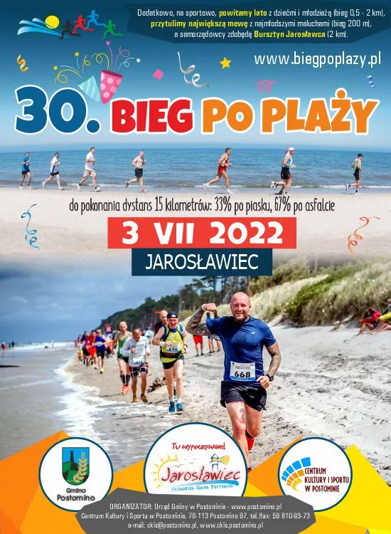 XXX Bieg po Plaży Jarosławiec 2022 już 3 lipca