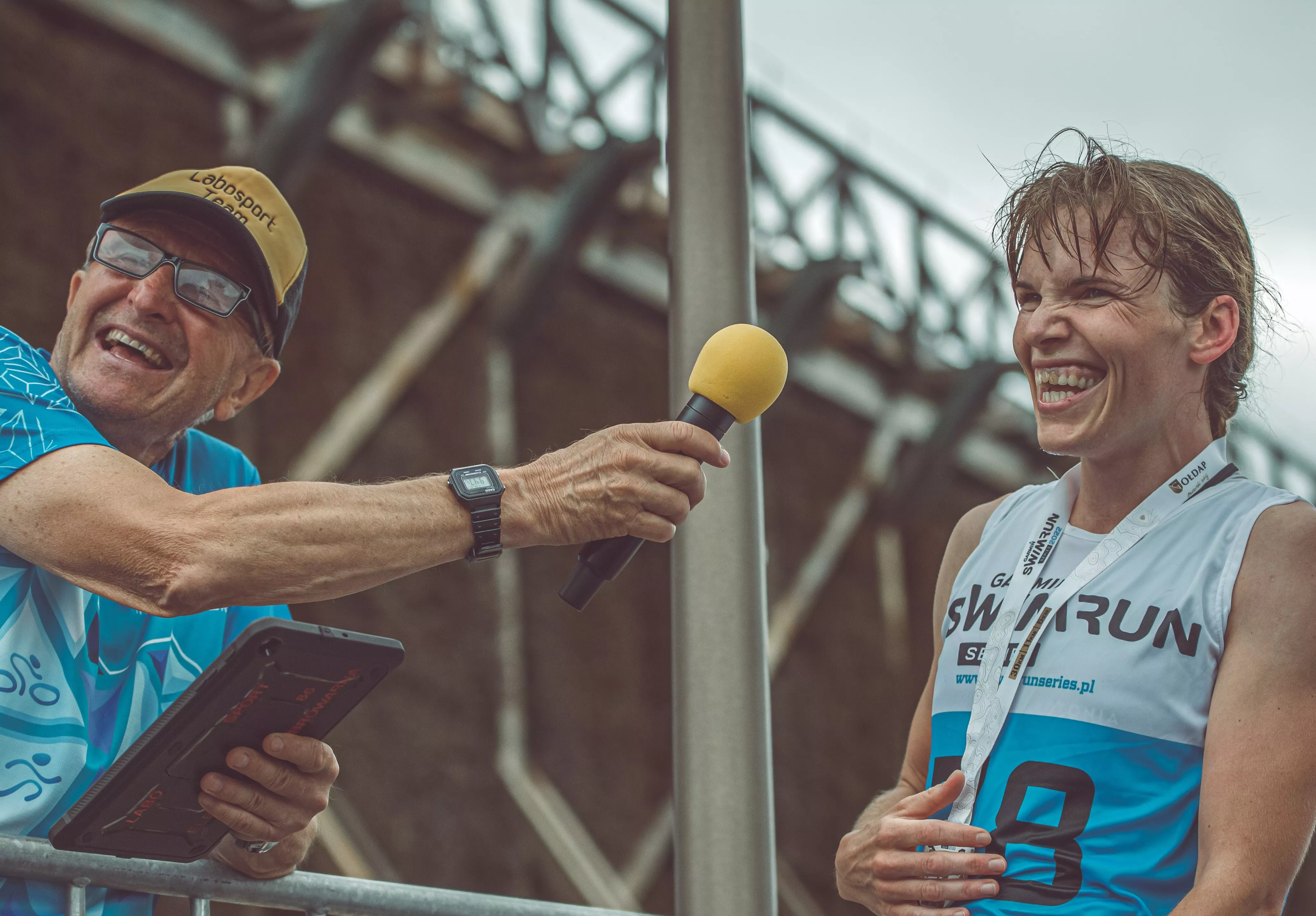 Roksana Orzyszek na Swimrun w Gołdapi