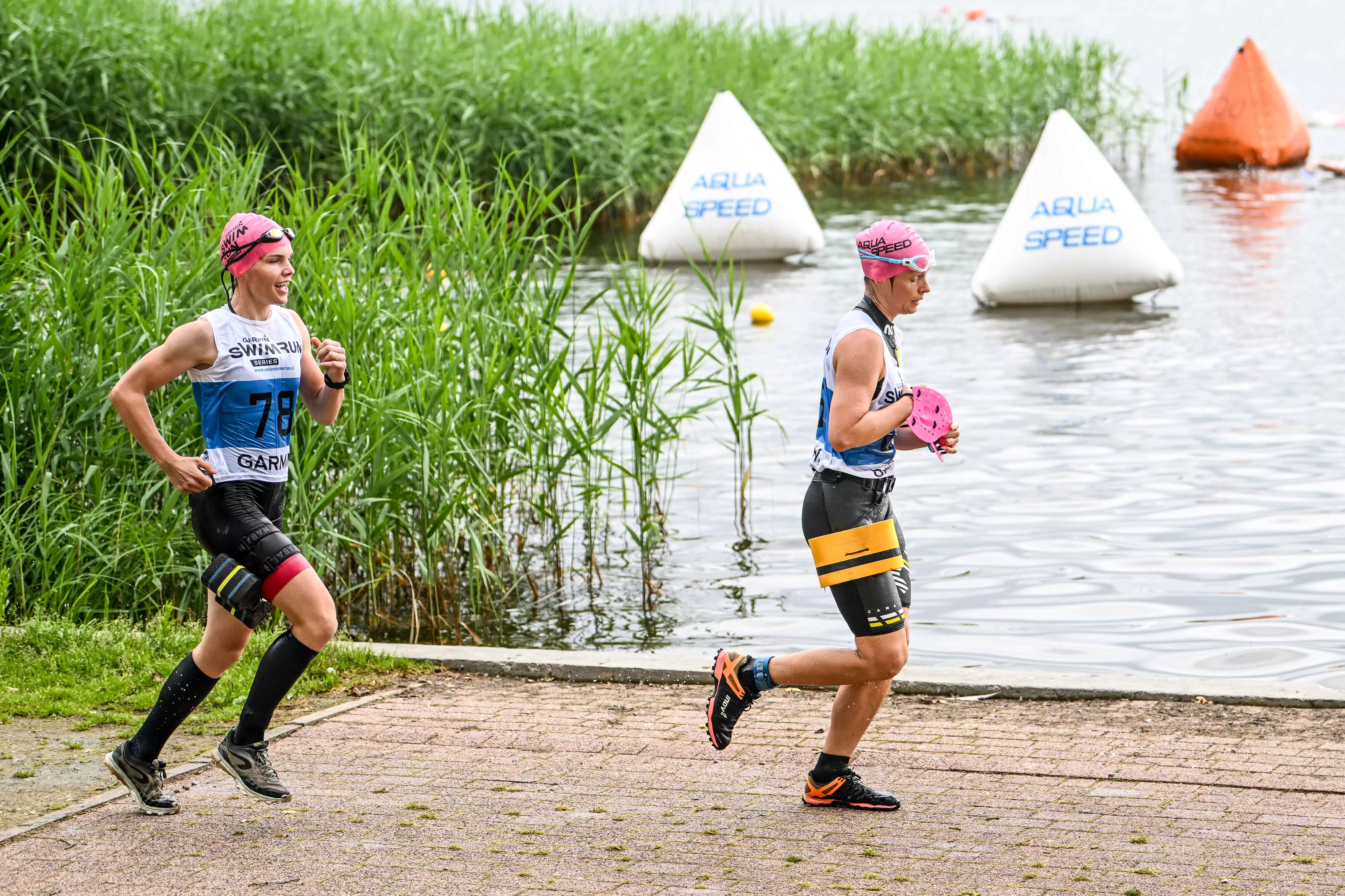 Roksana Orzyszek na Swimrun w Gołdapi