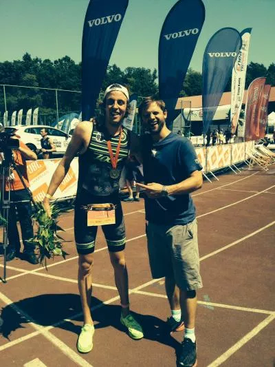 Adam Kacper na mecie