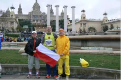 Reprezentacja Festiwalu na maratonie w Barcelonie