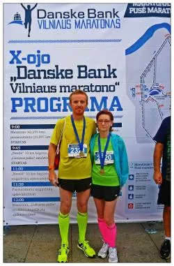 Ambasadorzy z medalami - półmaraton w Wilnie