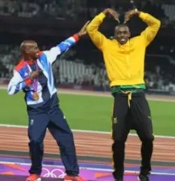 Mo Farah i Usain Bolt