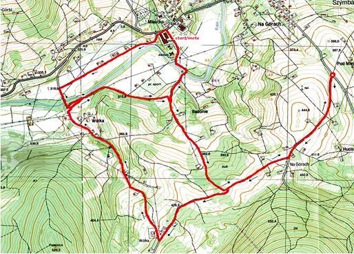 Trasa biegu głównego