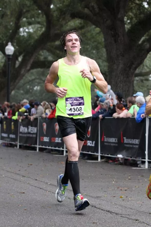 Alan Faneca w maratonie / Fot. Twitter