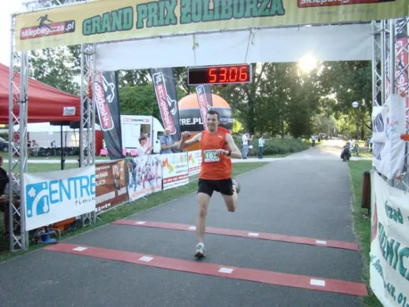 P. Sebastian na mecie GP Żoliborza