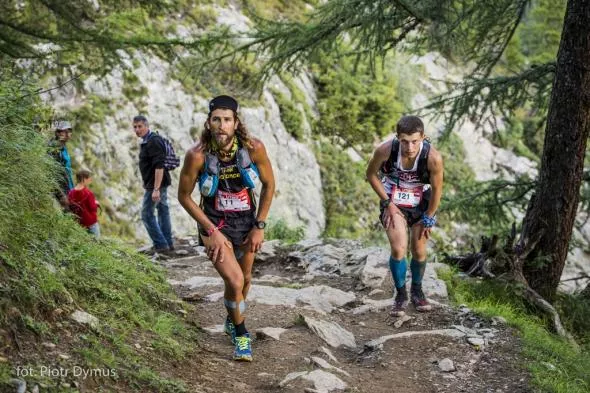 Kamil Leśniak i Anton Krupicka na trasie