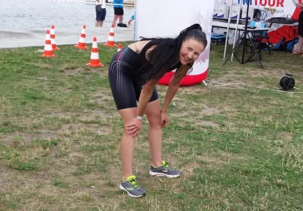 Martyna Chlebosz na mecie