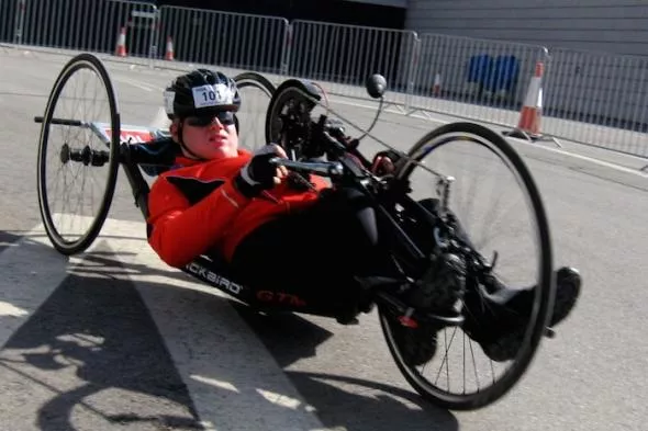 Paweł Tęcza na trasie