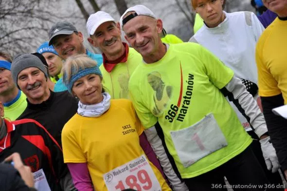 Biegowi goście u Ryszarda Kałaczyńskeigo
