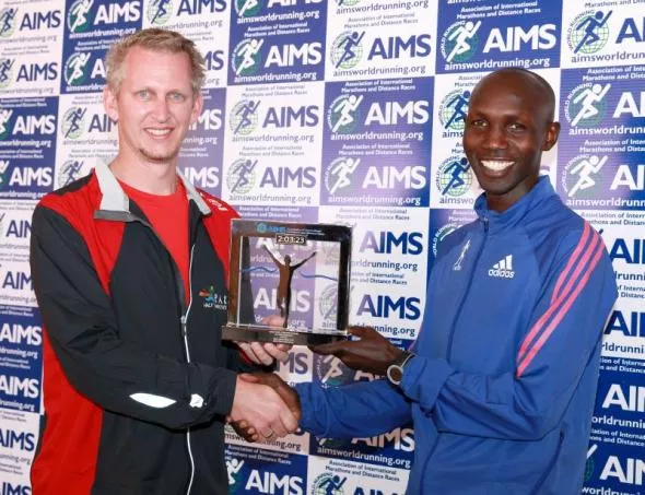 Wilson Kipsang, rekordzista świata z Berlina Wilson Kipsang, rekordzista świata z Berlina